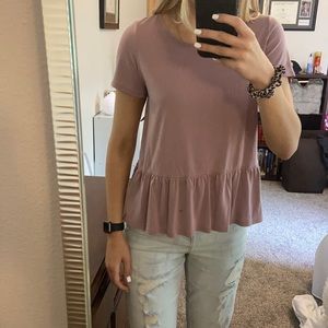 Shirt sleeve fit and flare